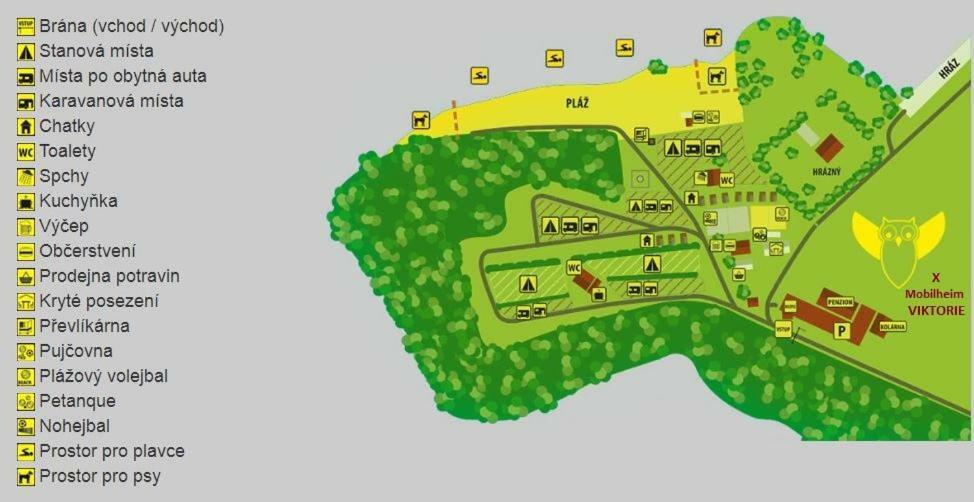 Mobilheim Viktorie Villa Vyrovice Bagian luar foto